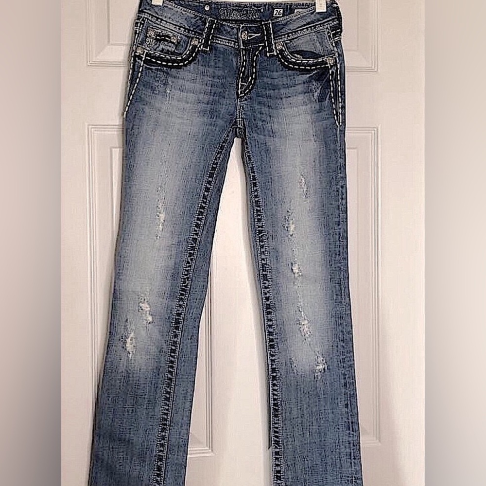 NWOT ⭐️ MISS ME Saddle Stitch Light Denim Jeans (Style: JP5014ST)